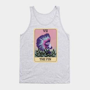 Relatable Bad Translated Tarot Card - The Fin Tank Top